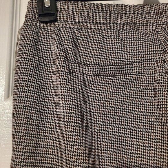 A New day Pants Ankle Black White Drawstring Waist Small Houndstooth New - Picture 5 of 5